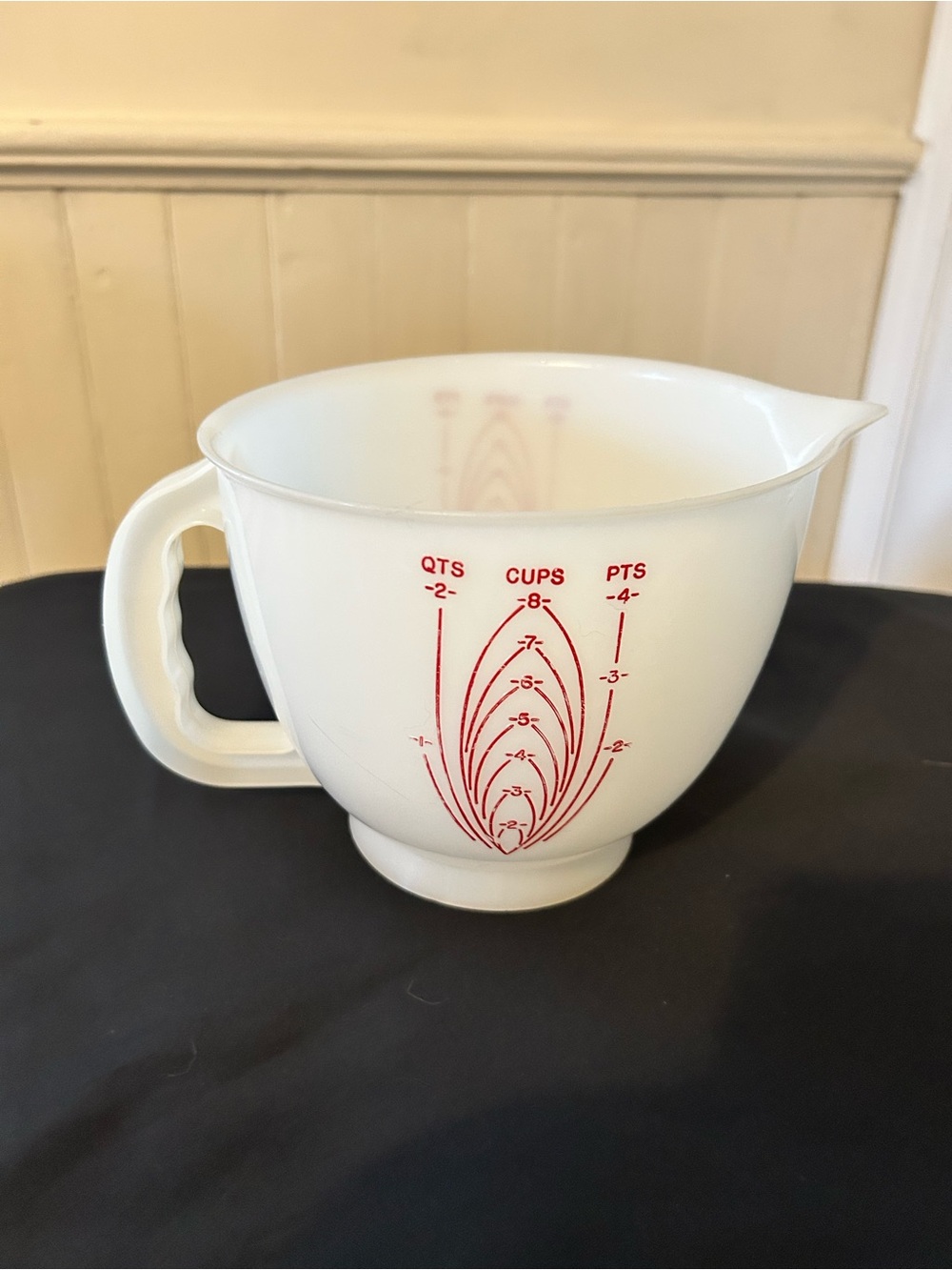 Vintage Tupperware Mix N’ Store Measuring Batter Bowl/No Lid/1970s